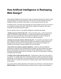 How Artificial Intelligence is Reshaping Web Design (2)
