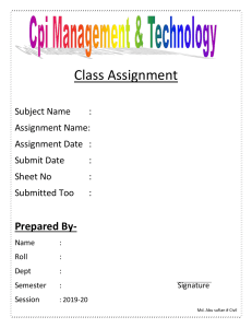Class Assignment.Formet sheet (1)