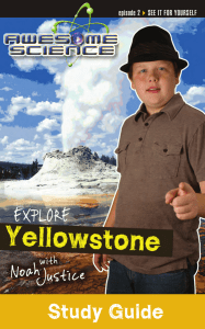 Study Guides - Explore Yellowstone (Study Guide)