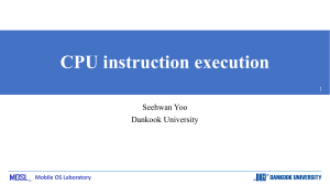 04 CPU instruction execution engine