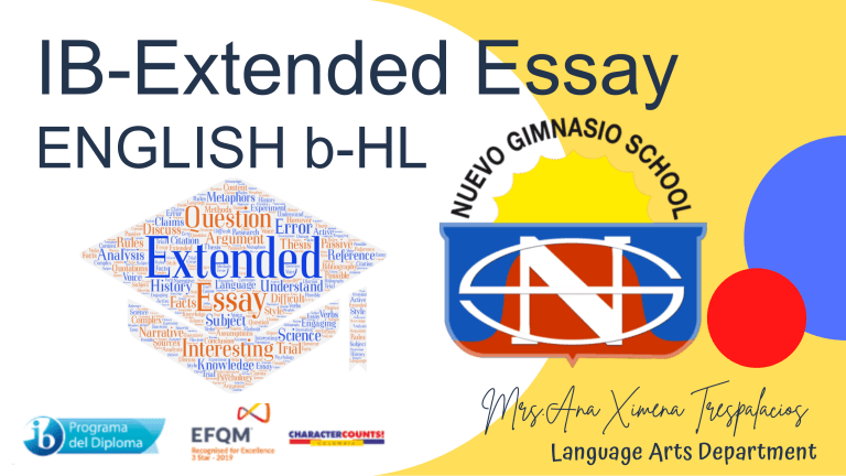 extended essay english b category