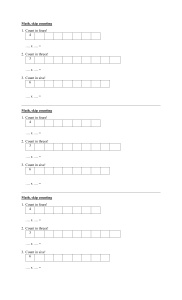 skip counting