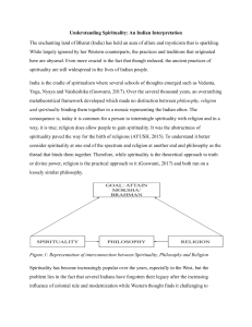 Understanding Spirituality  An Indian Interpretation 