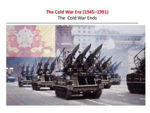 End of Cold War