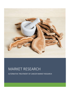 Alternative medicine market research