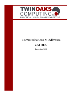 CoreDX DDS What is Middleware