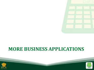 4 More Business Applications