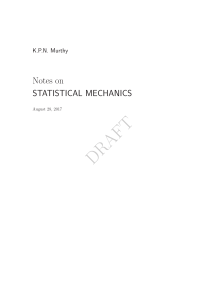 statistical mechanics
