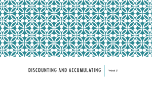 5 Discounting and accumulating - 08062020 - Lecture notes