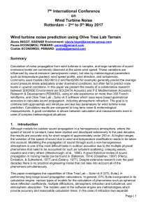 WTN2017 Wind Turbine Noise prediction using OTL