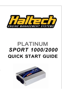 Quick Start Platinum 2000 V11