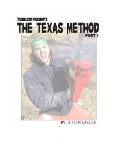 Texas Method Part 1