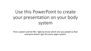 Body System Presentation