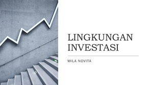 Lingkungan Investasi: Definisi, Aset, dan Pasar Keuangan