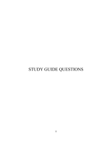 sl study questions and vocab