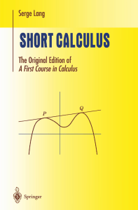 short calculus