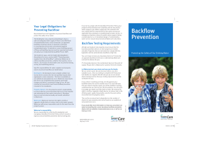backflow prevention brochure