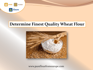 Determine Finest Quality Wheat Flour - Pure Flour From Europe