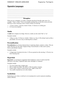 Worksheet 1 - English Language (The Experts)