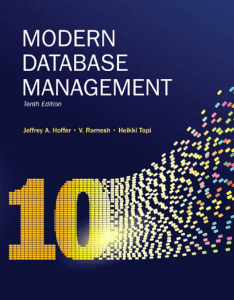 Modern Database Management-Prentice Hall (2010)