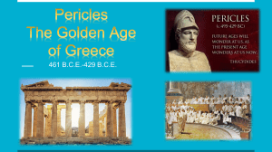 Pericles and the Golden Age of Greece 2018