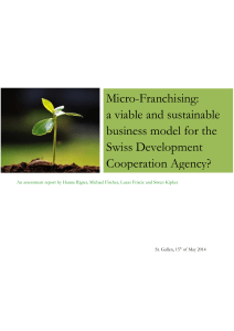 term paper micro-franchising