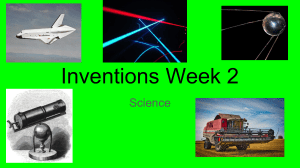 Inventions Week 2