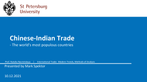 Chinese-Indian Trade - Mark Spektor (10.12.2021)