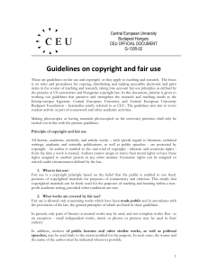 G-1305-1 Guidelines on copyright and fair use 0