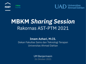 AST-PTM MBKM Sharing Session