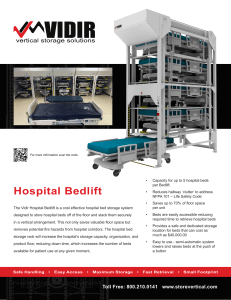 Hospital Bedlift Brochure