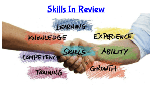 Skills in Review 
