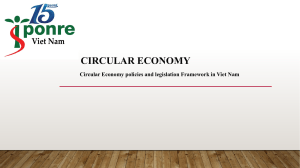 Circular Economy in Vietnam: Policies & Framework