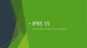 IFRS 15 - Revenue Standard
