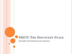 DHCP discover step