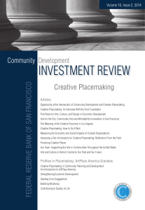 Creative Placemaking.Community Development