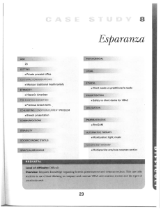 OB Case Study Esparanza-Answers