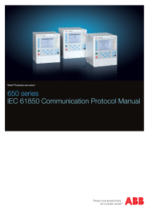 1MRK511242-UEN - en Communication protocol manual  IEC 61850  650 series  IEC(1)