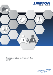 Transplantation Instrument Sets - LIVER - LAWTON