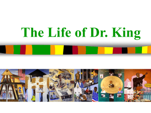 life of dr king