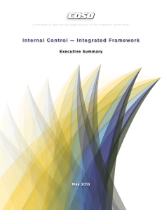 COSO Internal Control Executive Summary FINAL MAY 20