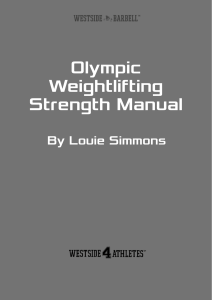 Louie Simmons - Olympic Weightlifting Strength Manual