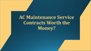 AC Maintenance Service Contracts Worth the Money-converted