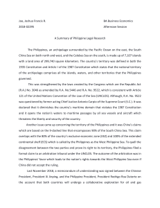Philippine Legal Summary