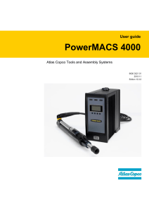 PowerMACS 4000 Manual v10.3