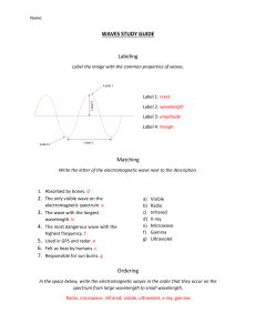 ANSWER KEY waves Study Guide