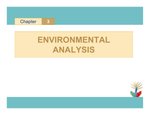 Chap3 - Environmental analysis