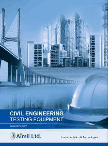 Aimil Catalogue 2021 Asphalt Testing Equipment