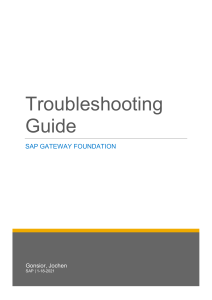Troubleshooting Guide 2021