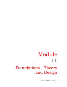 Foundation design